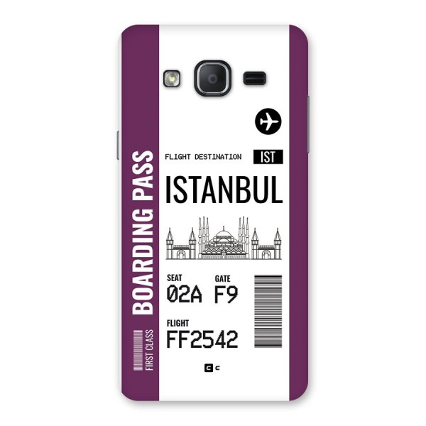 Istanbul Boarding Pass Back Case for Galaxy On7 Pro