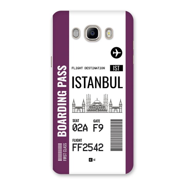 Istanbul Boarding Pass Back Case for Galaxy On8