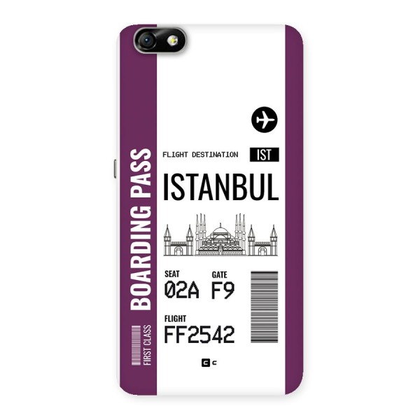 Istanbul Boarding Pass Back Case for Honor 4X