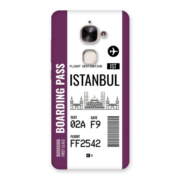 Istanbul Boarding Pass Back Case for Le 2