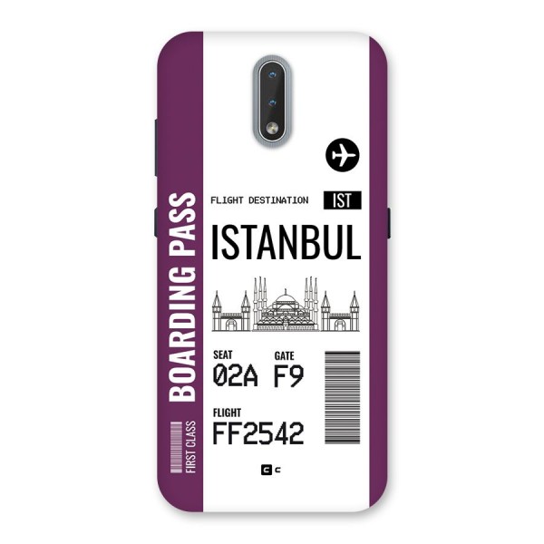 Istanbul Boarding Pass Back Case for Nokia 2.3