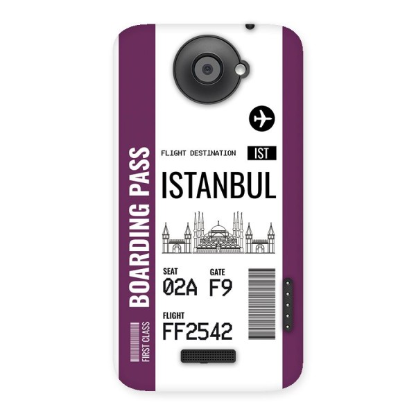 Istanbul Boarding Pass Back Case for One X