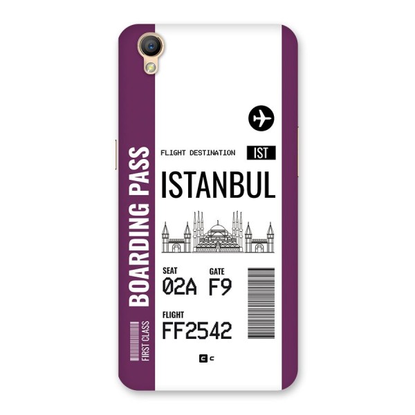 Istanbul Boarding Pass Back Case for Oppo A37