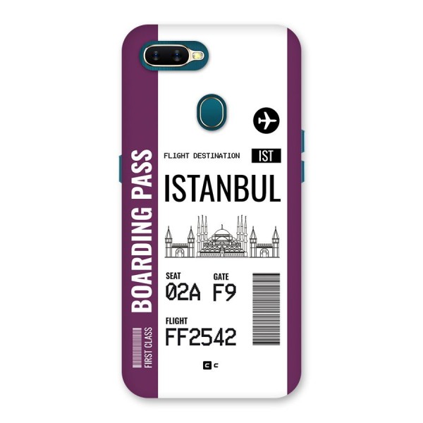 Istanbul Boarding Pass Back Case for Oppo A7