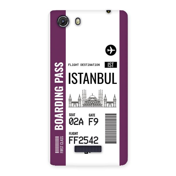 Istanbul Boarding Pass Back Case for Unite 3