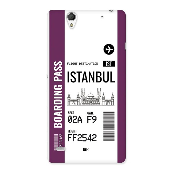 Istanbul Boarding Pass Back Case for Xperia C4