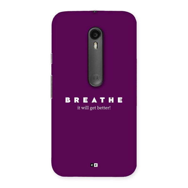 It Will Get Better Back Case for Moto G Turbo