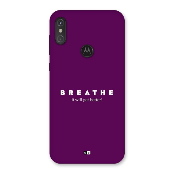 It Will Get Better Back Case for Motorola One Power