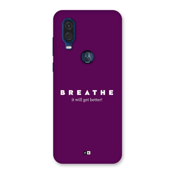It Will Get Better Back Case for Motorola One Vision