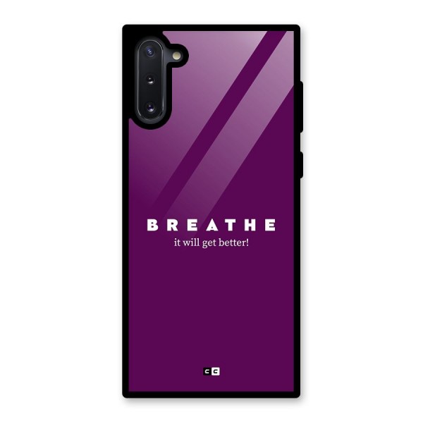 It Will Get Better Glass Back Case for Galaxy Note 10