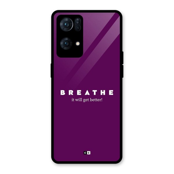 It Will Get Better Glass Back Case for Oppo Reno7 Pro 5G
