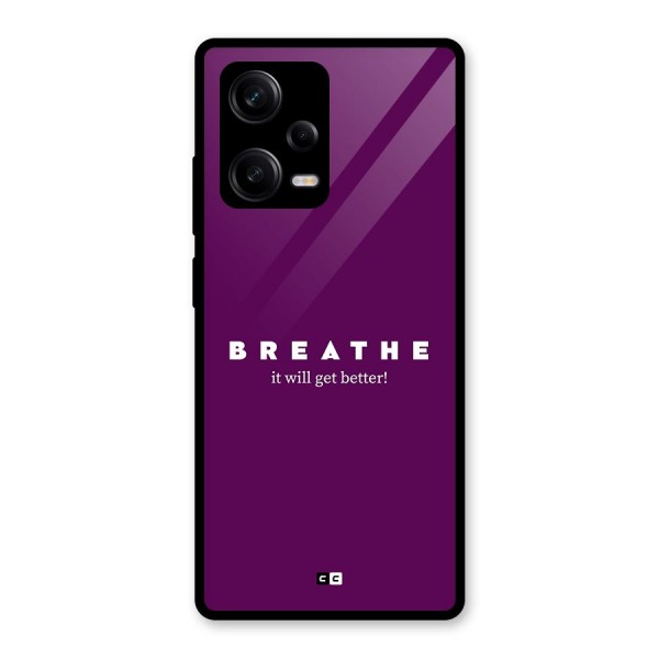 It Will Get Better Glass Back Case for Redmi Note 12 Pro