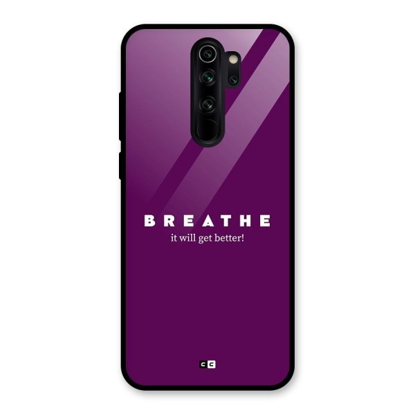 It Will Get Better Glass Back Case for Redmi Note 8 Pro