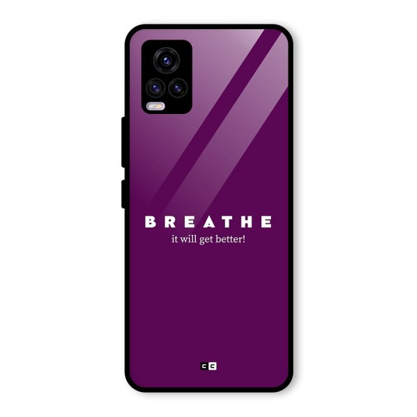 It Will Get Better Glass Back Case for Vivo V20 2021