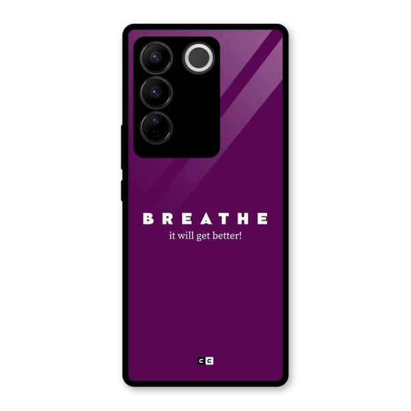 It Will Get Better Glass Back Case for Vivo V27
