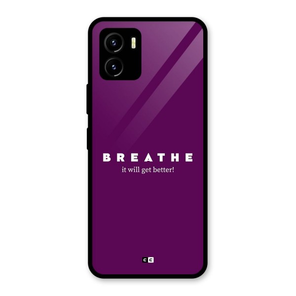 It Will Get Better Glass Back Case for Vivo Y15s