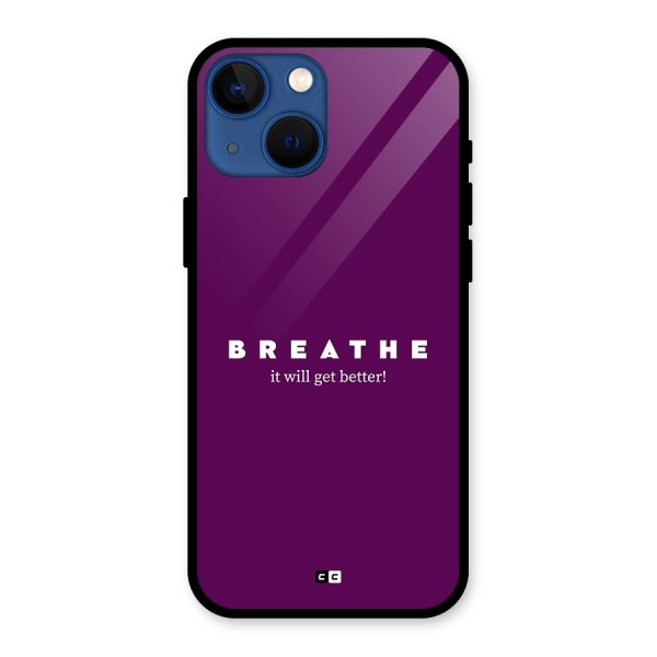 It Will Get Better Glass Back Case for iPhone 13 Mini