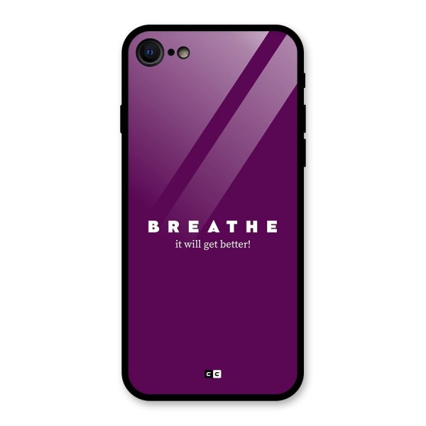 It Will Get Better Glass Back Case for iPhone SE 2022