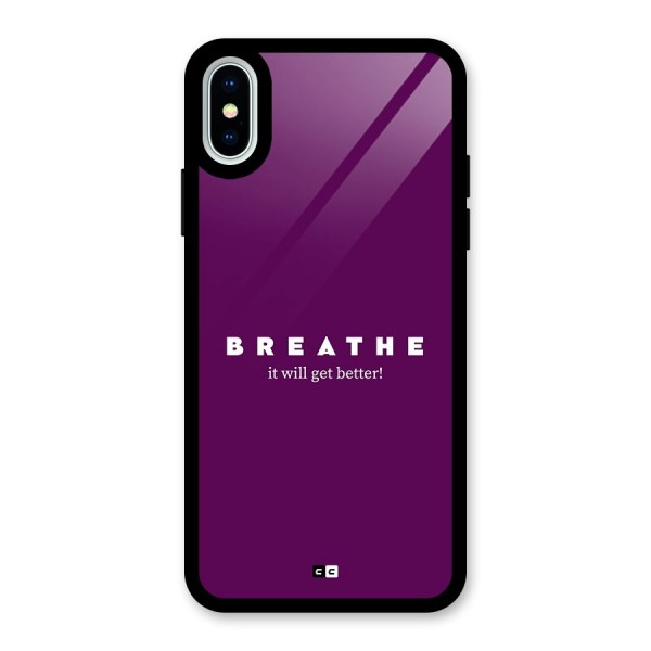 It Will Get Better Glass Back Case for iPhone X