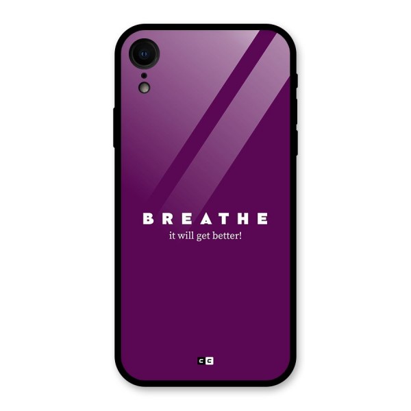 It Will Get Better Glass Back Case for iPhone XR