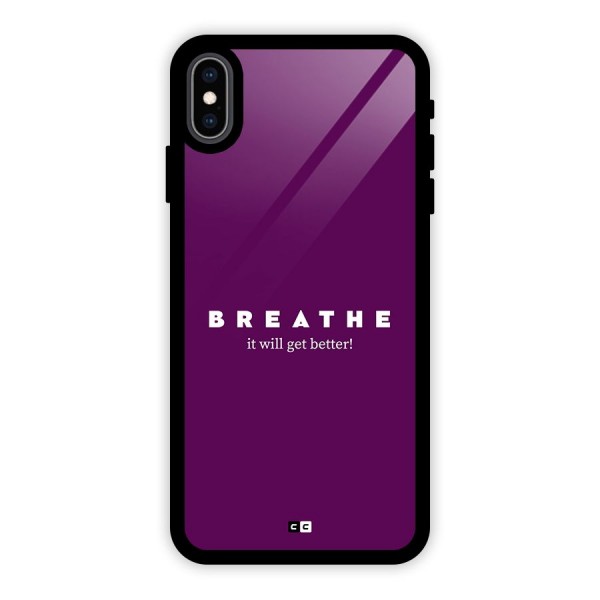 It Will Get Better Glass Back Case for iPhone XS Max