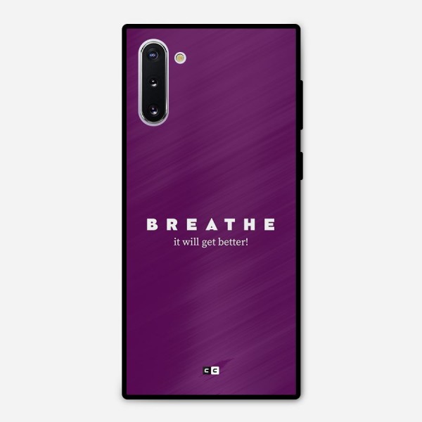 It Will Get Better Metal Back Case for Galaxy Note 10