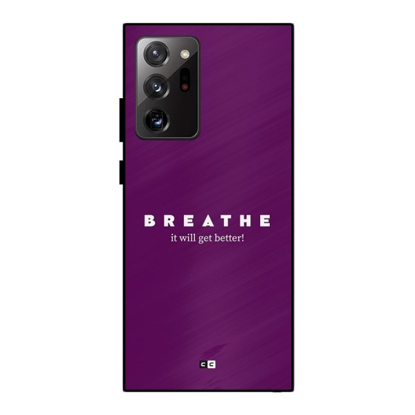 It Will Get Better Metal Back Case for Galaxy Note 20 Ultra