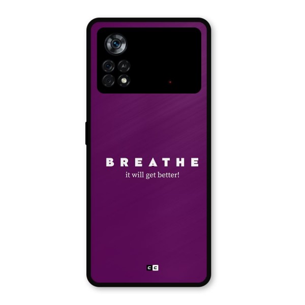 It Will Get Better Metal Back Case for Poco X4 Pro 5G