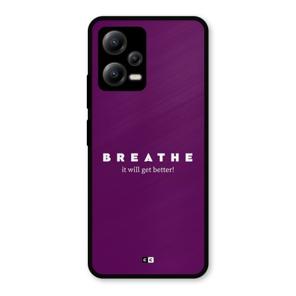 It Will Get Better Metal Back Case for Poco X5