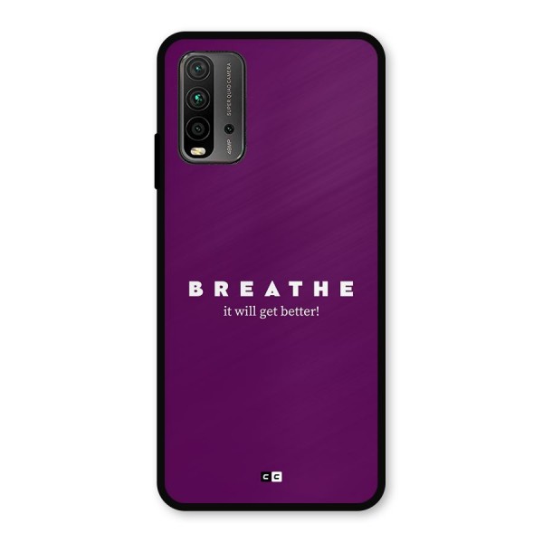 It Will Get Better Metal Back Case for Redmi 9 Power