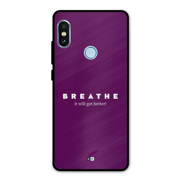 It Will Get Better Metal Back Case for Redmi Note 5 Pro