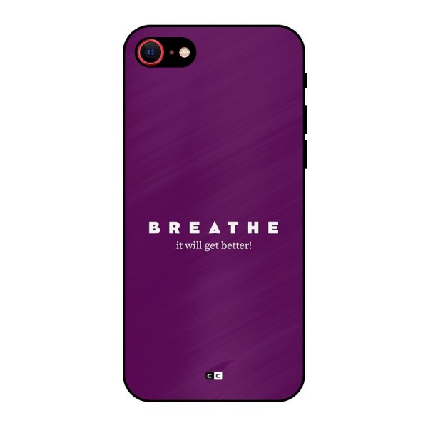 It Will Get Better Metal Back Case for iPhone SE 2020