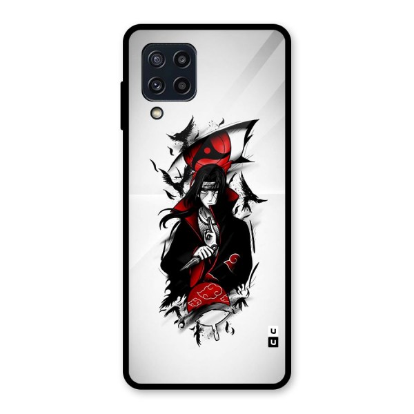 Itachi Combat Glass Back Case for Galaxy M32