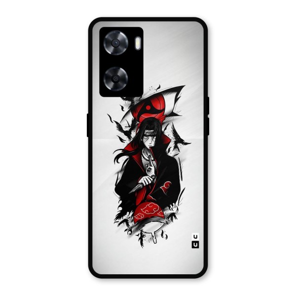 Itachi Combat Metal Back Case for Oppo A57 2022