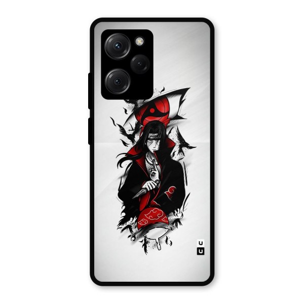 Itachi Combat Metal Back Case for Poco X5 Pro