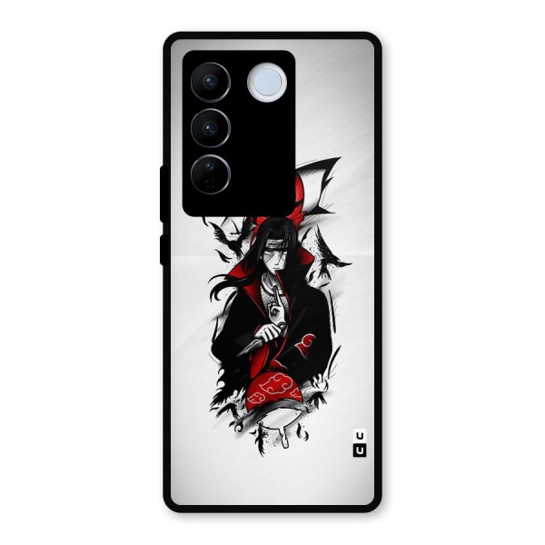 Itachi Combat Metal Back Case for Vivo V27