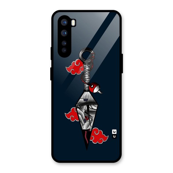 Itachi Kunai Naruto Glass Back Case for OnePlus Nord