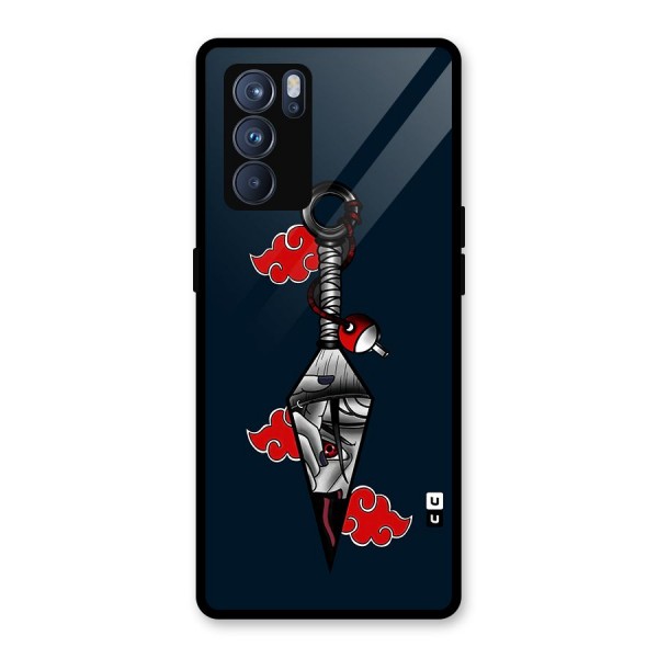 Itachi Kunai Naruto Glass Back Case for Oppo Reno6 Pro 5G