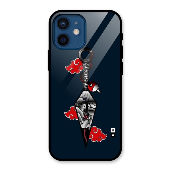 Itachi Kunai Naruto Glass Back Case for iPhone 12 Mini