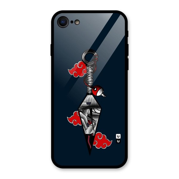 Itachi Kunai Naruto Glass Back Case for iPhone 7