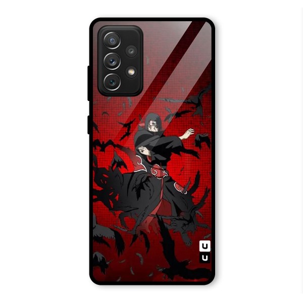 Itachi Stance For War Glass Back Case for Galaxy A72