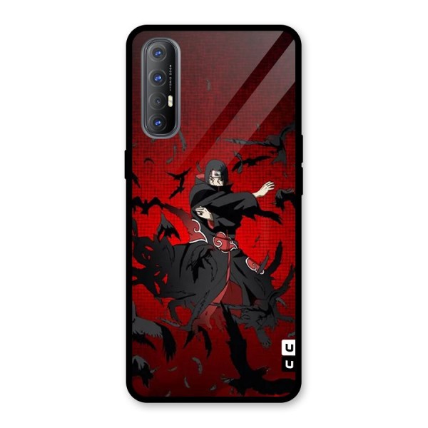 Itachi Stance For War Glass Back Case for Oppo Reno3 Pro