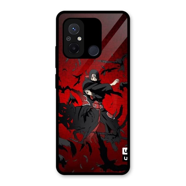 Itachi Stance For War Glass Back Case for Redmi 12C