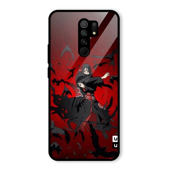 Itachi Stance For War Glass Back Case for Redmi 9 Prime