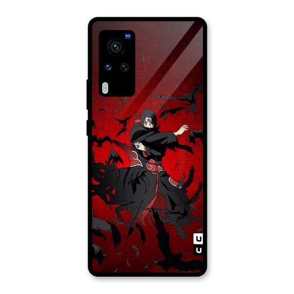 Itachi Stance For War Glass Back Case for Vivo X60 Pro