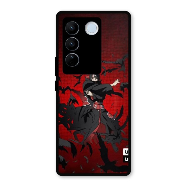 Itachi Stance For War Metal Back Case for Vivo V27 Pro