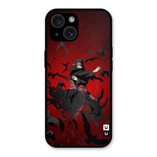 Itachi Stance For War Metal Back Case for iPhone 15