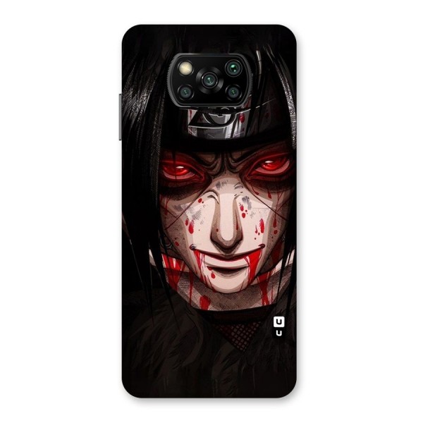 Itachi Uchiha Red Eyes Back Case for Poco X3