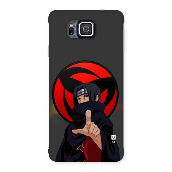 Itachi Uchiha With sharingan Back Case for Galaxy Alpha
