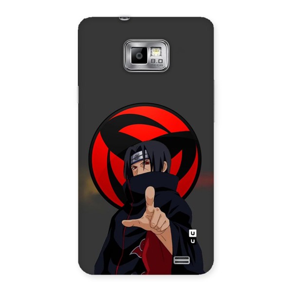 Itachi Uchiha With sharingan Back Case for Galaxy S2